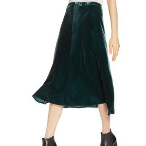 Velvet A-Line Skirt